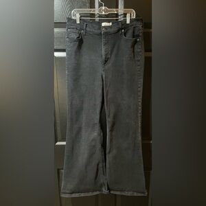 Boden Ultra High Rise Super Flare Garment Dyed Jeans